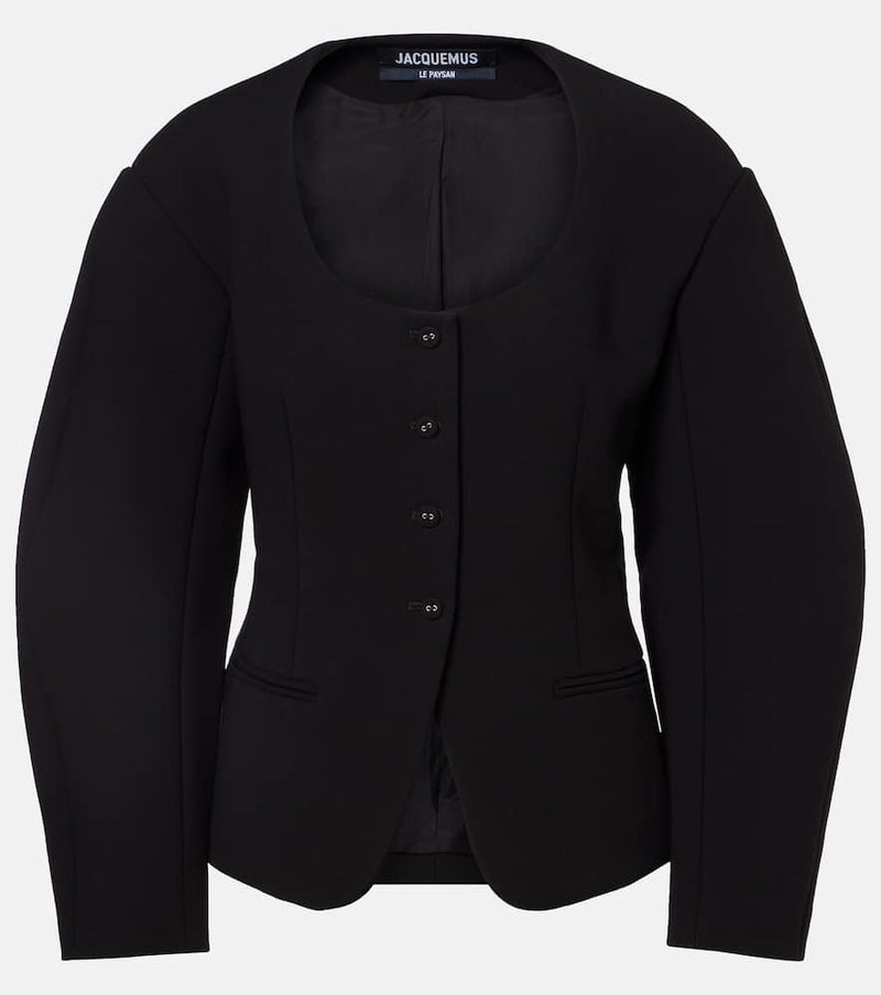 Jacquemus Oval Jacket Black