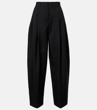 Jacquemus Pleated wool wide-leg pants