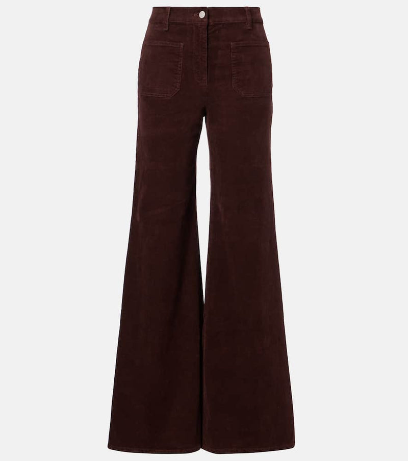 Nili Lotan Florence corduroy wide-leg pants