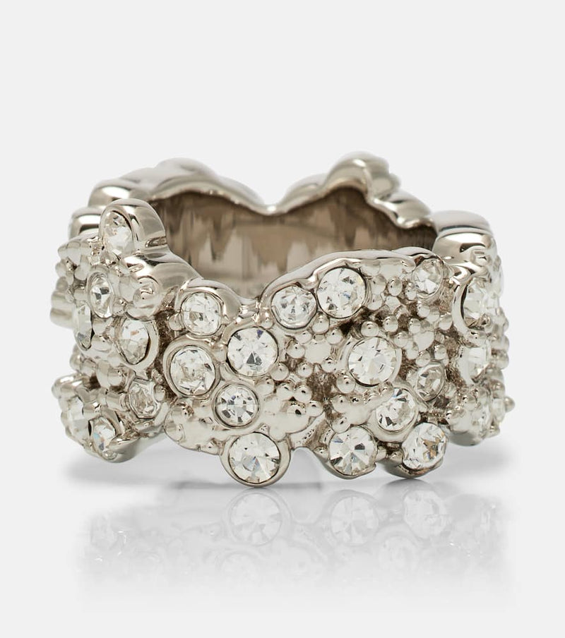 Jil Sander Crystal-embellished ring