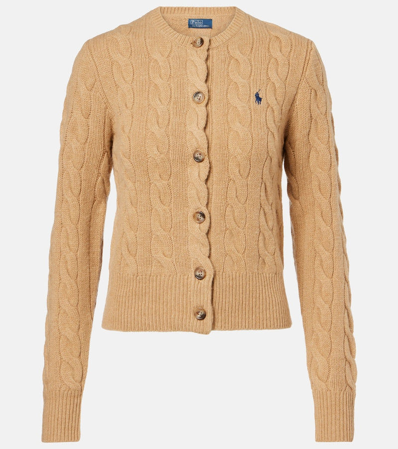 Polo Ralph Lauren Cable-knit wool and cashmere cardigan