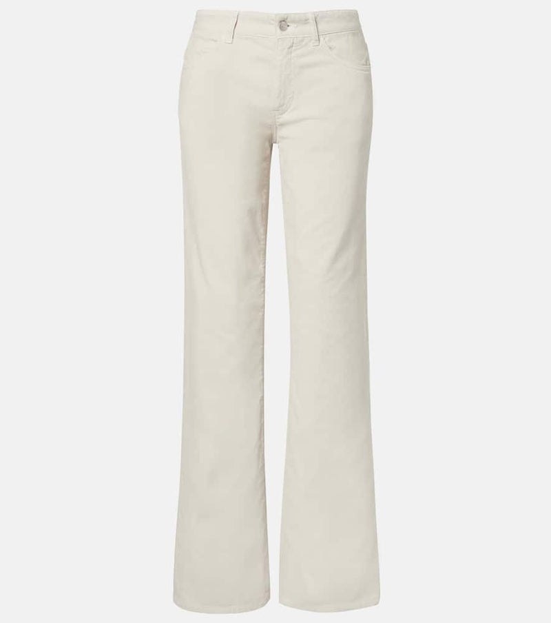 The Row Carlyl cotton corduroy straight pants