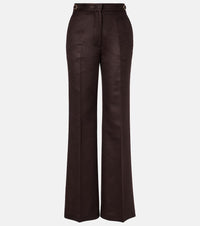 Gabriela Hearst Vesta silk flared pants