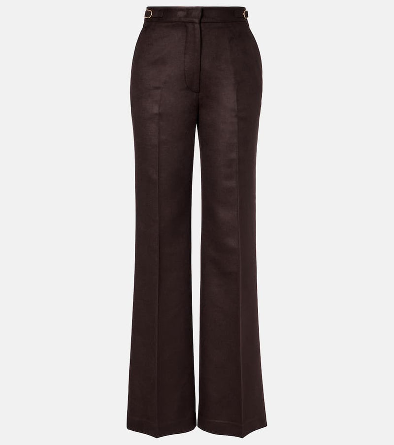Gabriela Hearst Vesta silk flared pants