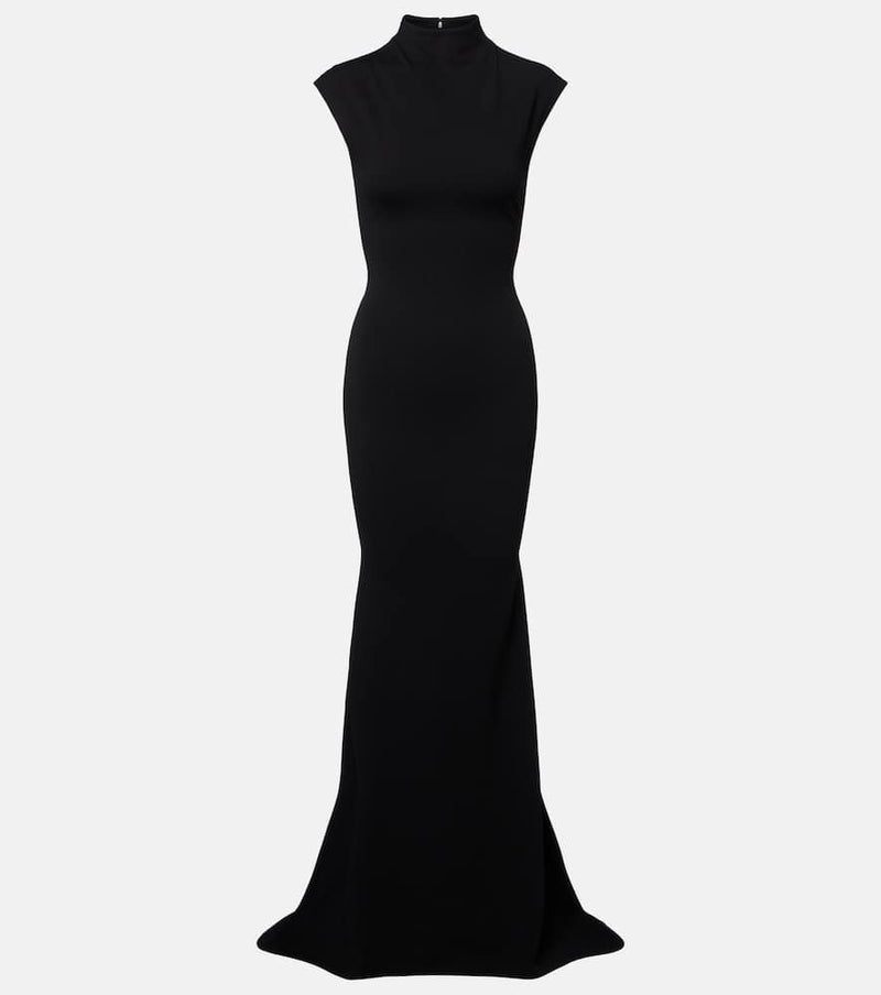 Jacquemus Alba crepe jersey maxi dress