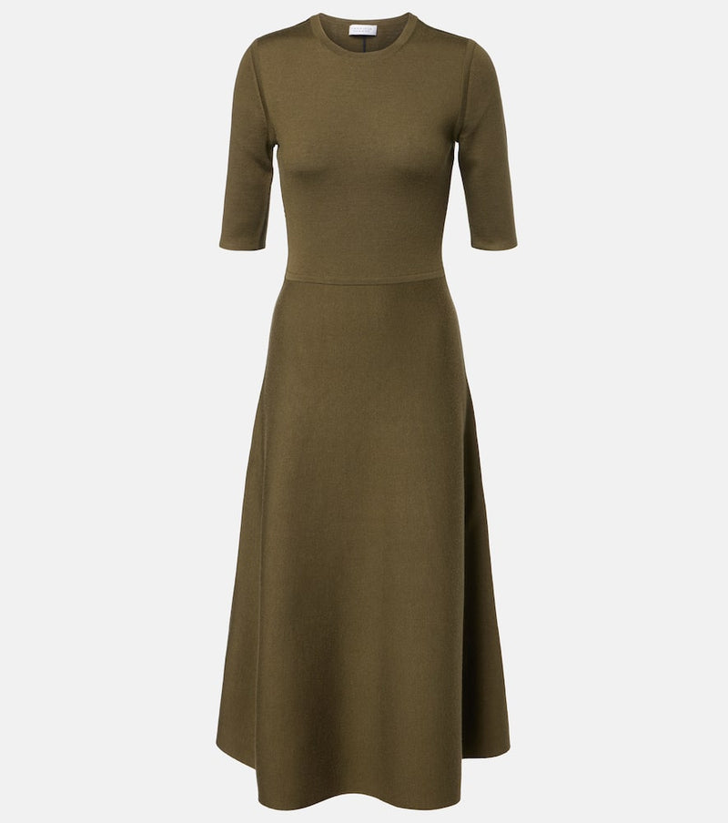 Gabriela Hearst Wool, cashmere, and silk midi dress