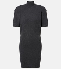 Jacquemus Knitted wool and cashmere minidress