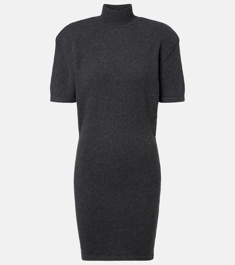 Jacquemus Knitted wool and cashmere minidress