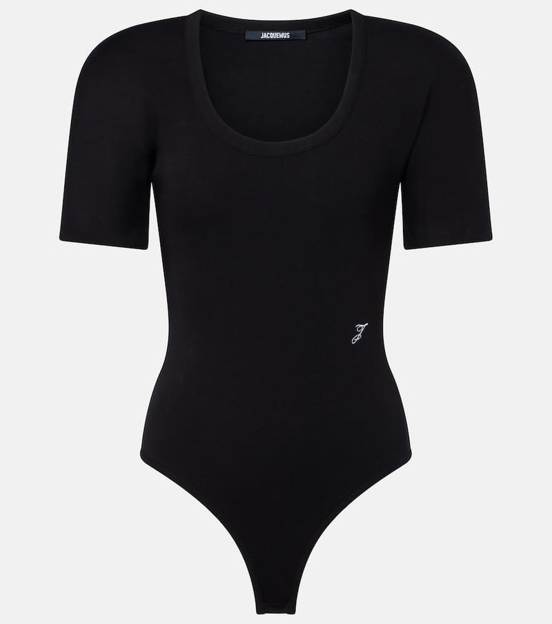 Jacquemus Embroidered cotton bodysuit