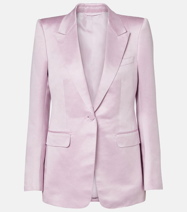 Tom Ford Cotton and silk satin blazer
