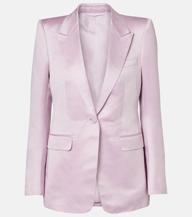 Tom Ford Cotton and silk satin blazer
