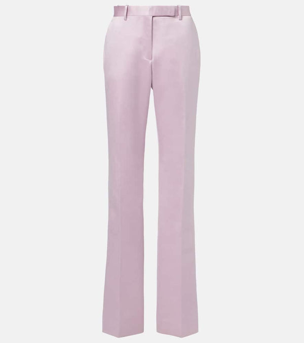 Tom Ford Cotton and silk duchesse straight pants