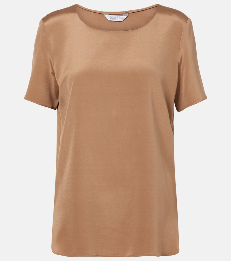 Max Mara Aris silk-blend T-shirt