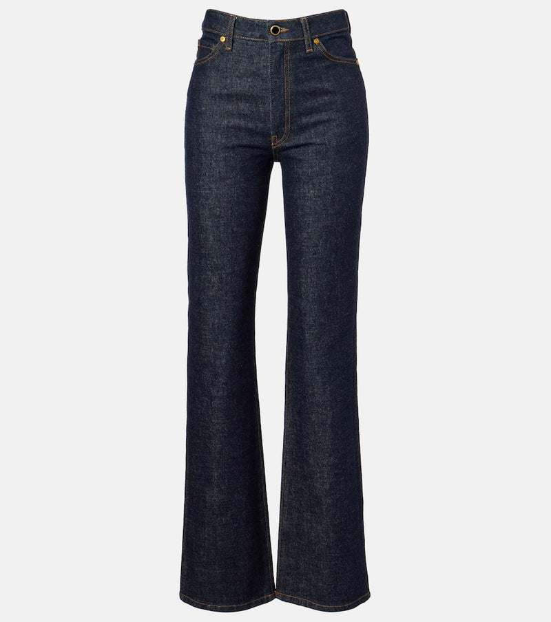 Khaite Danielle high-rise straight jeans