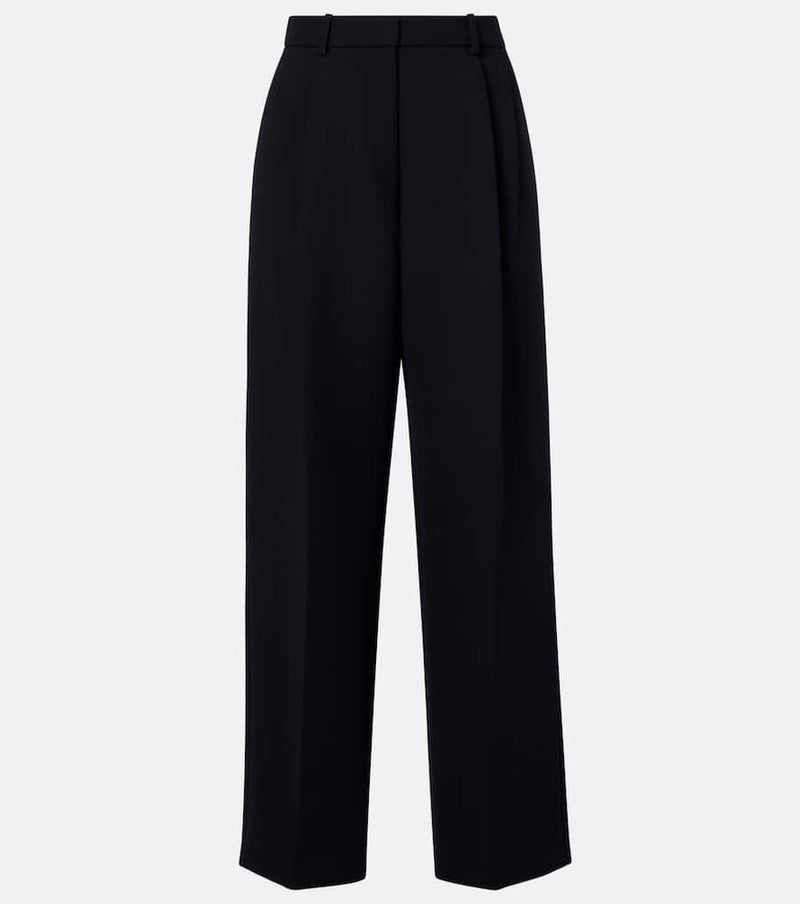 Khaite August high-rise wide-leg pants