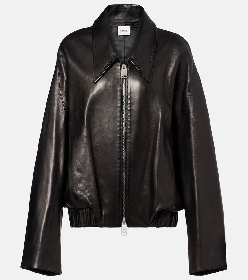 Khaite Odin leather jacket