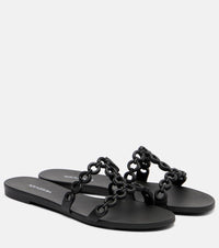 Aquazzura Infinity Chain Jelly sandals