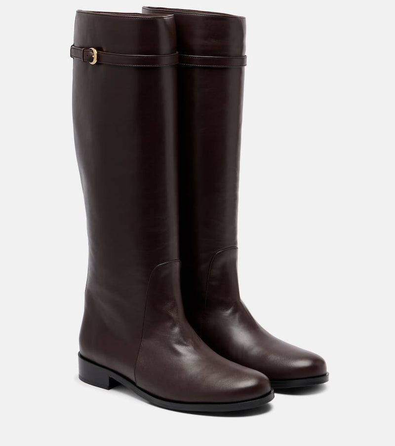 Staud Harlow leather knee-high boots