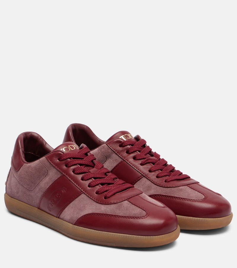 Tod\'s Tabs leather and suede sneakers