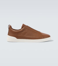 Zegna Triple Stitch leather sneakers