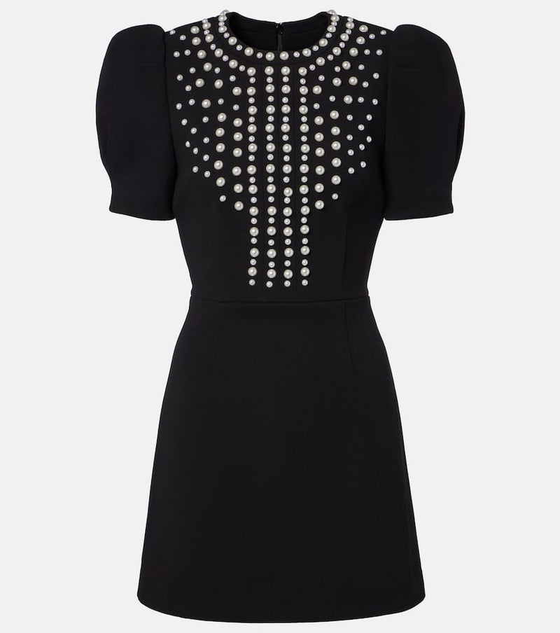 Rebecca Vallance Pearly embellished minidress