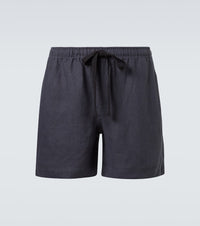 Commas Linen shorts