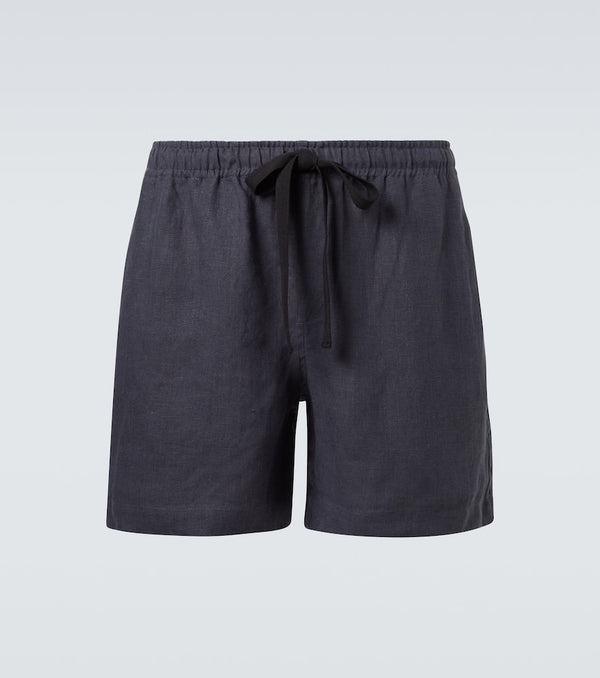 Commas Linen shorts