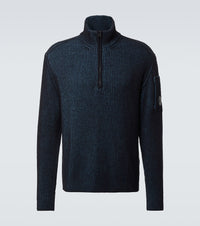 C. P. Company Lens fleece half-zip sweater