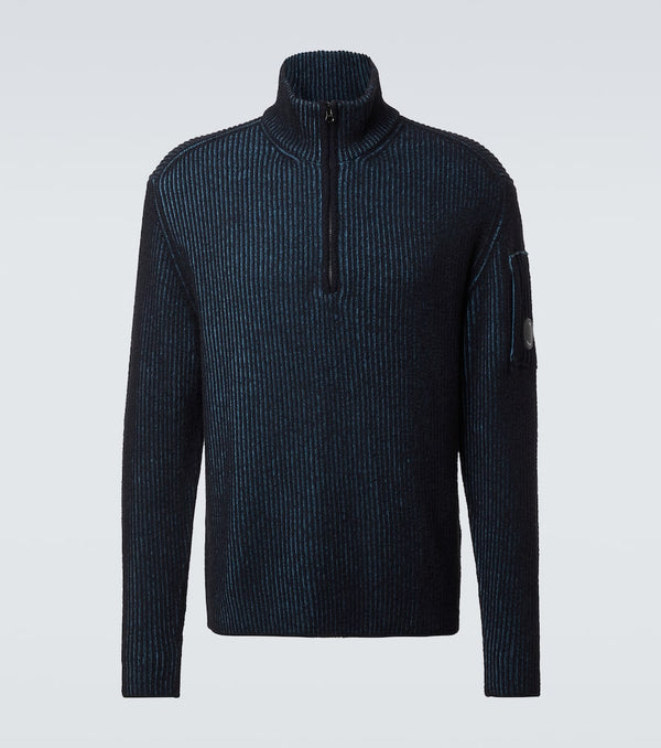 C. P. Company Lens fleece half-zip sweater