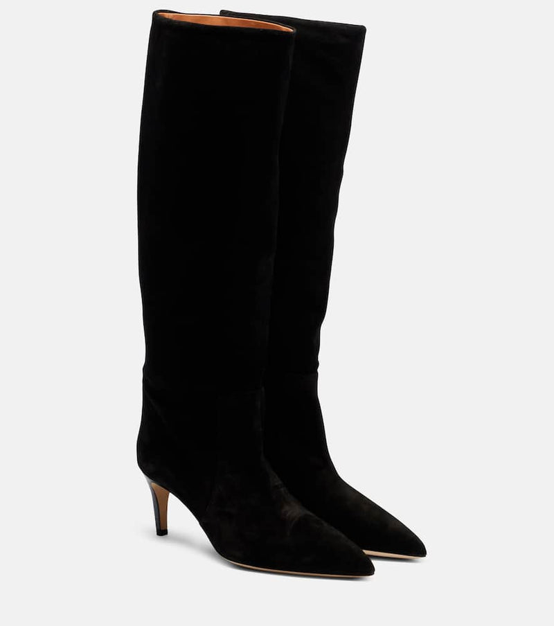 Paris Texas 60 suede knee-high boots