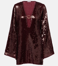 Oseree Marylin sequined kaftan
