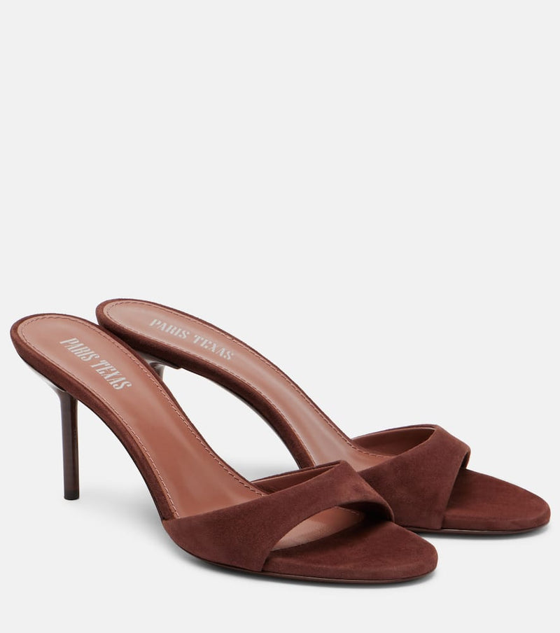 Paris Texas Lidia suede mules