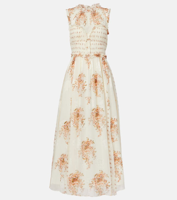 Ulla Johnson Kasia floral silk-blend maxi dress
