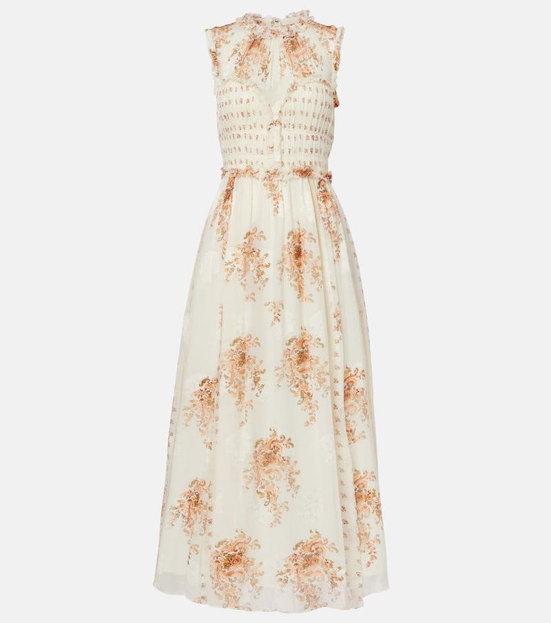 Ulla Johnson Kasia floral silk-blend maxi dress