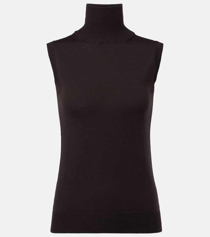 Sportmax Vertigo knitted virgin wool top