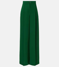 Max Mara Laccato high-rise cady wide-leg pants