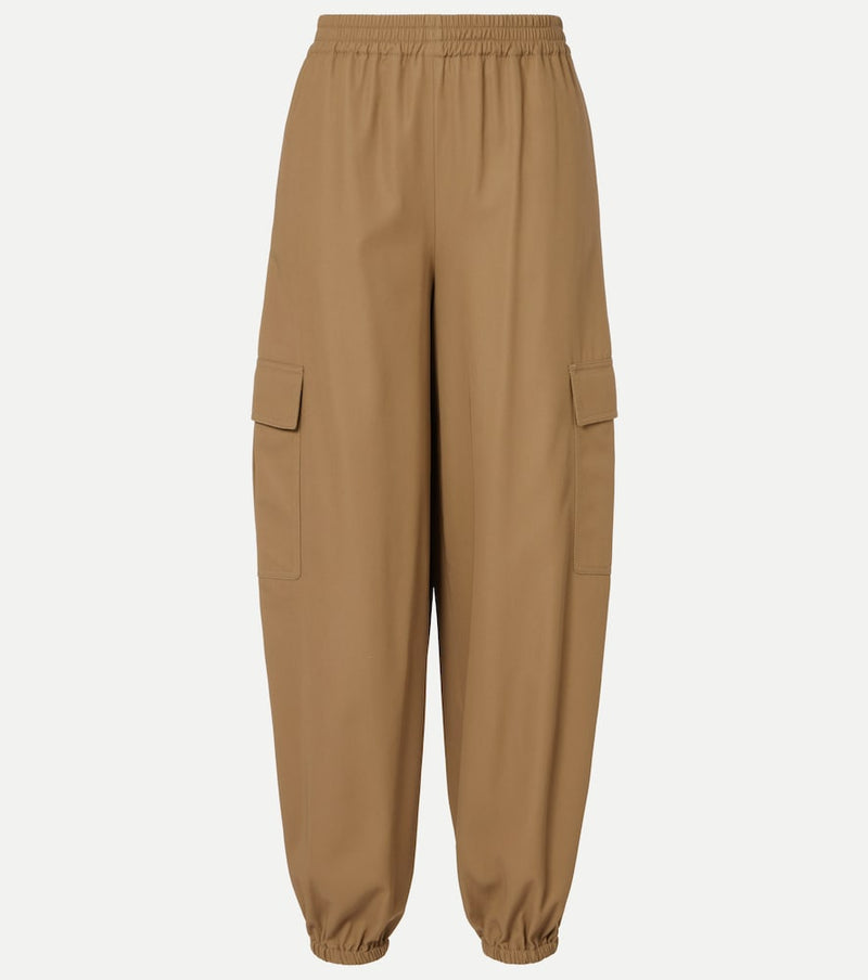 Max Mara Glauco cotton twill tapered pants