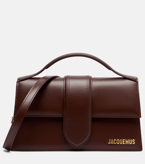 Jacquemus Grand Bambino Small leather tote bag