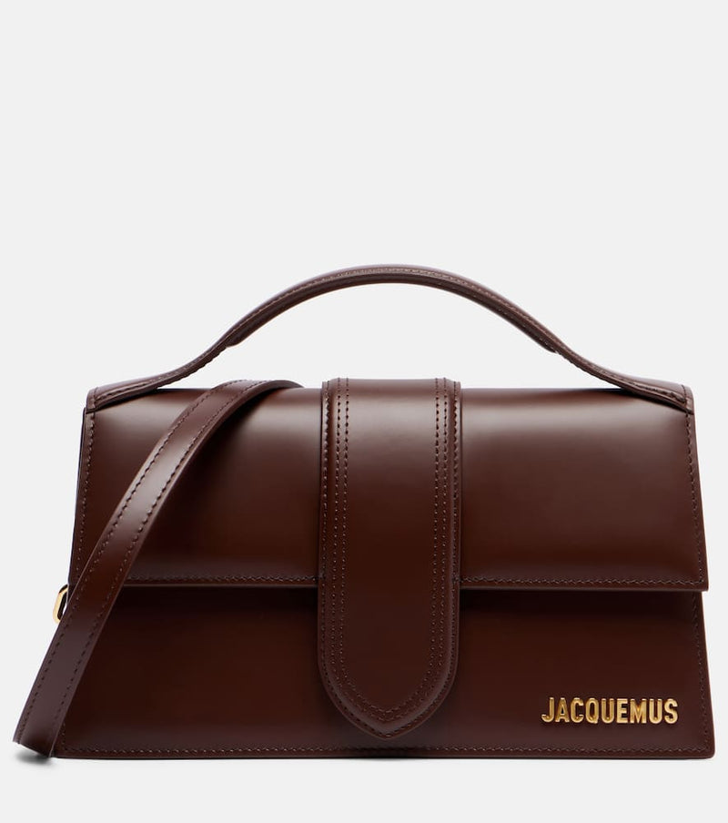 Jacquemus Grand Bambino Small leather tote bag