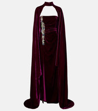 Costarellos Embellished strapless gown