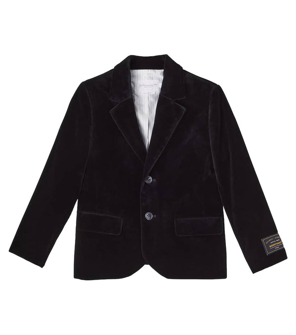 Bonpoint Teo cotton velvet blazer