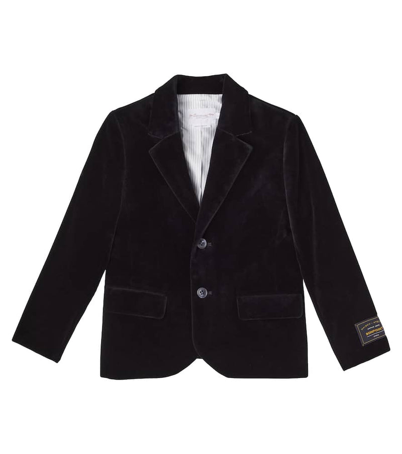 Bonpoint Teo cotton velvet blazer