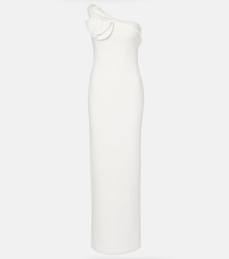 Roland Mouret Bridal one-shoulder crepe maxi dress