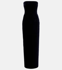 Emilia Wickstead Laelia cotton velvet gown