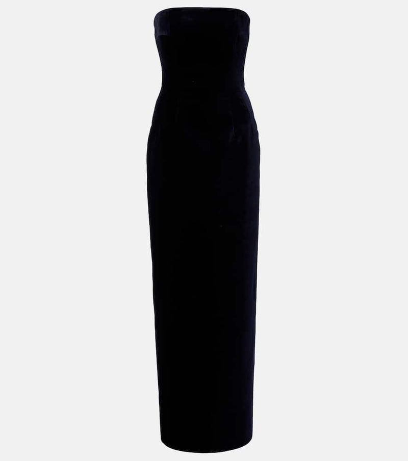 Emilia Wickstead Laelia cotton velvet gown