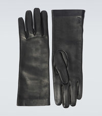 Saint Laurent Cassandre leather gloves
