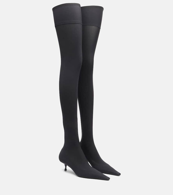 Victoria Beckham 45 jersey over-the-knee boots