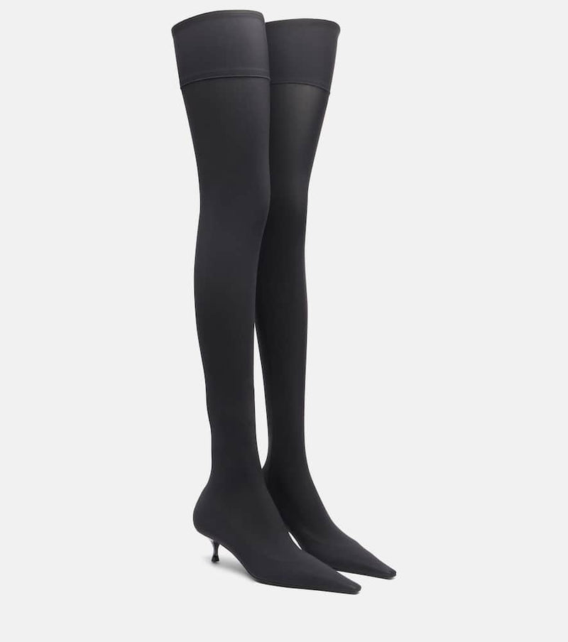 Victoria Beckham 45 jersey over-the-knee boots