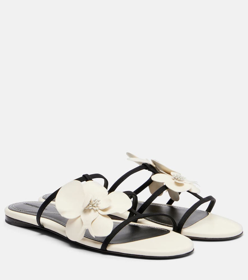Zimmermann Orchid leather sandals