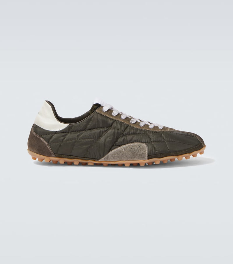 Maison Margiela Sprinter suede-trimmed sneakers